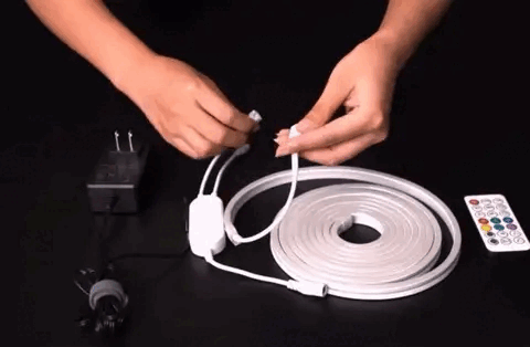 NeonGlow Smart Rope Strip Light with Music Syncing (5 Meters)