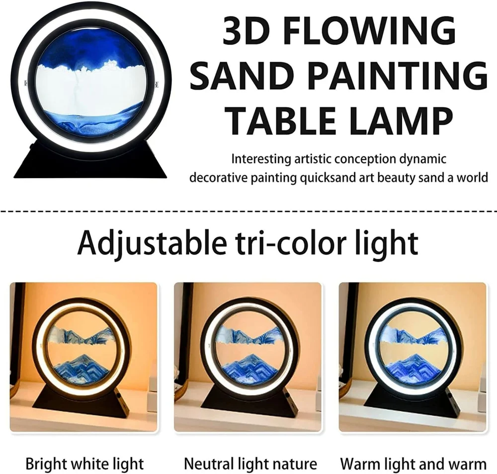 Sand Art LED Table Lamp
