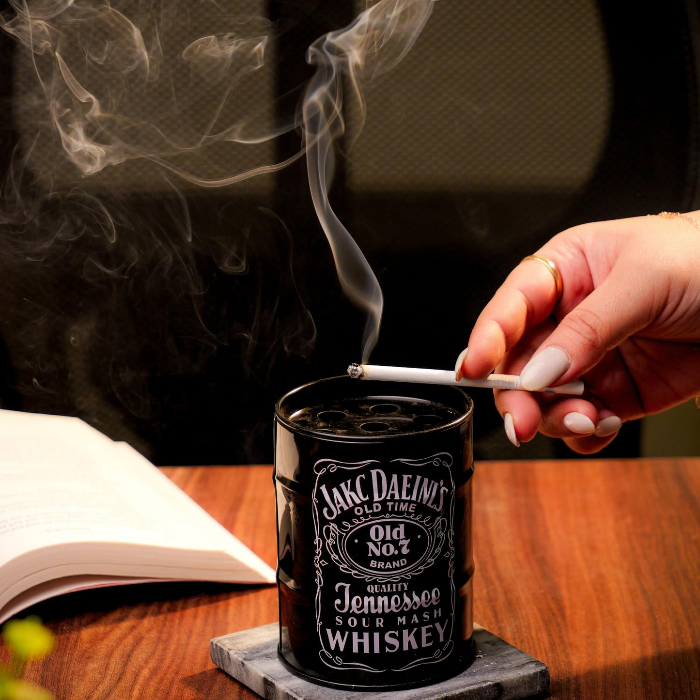 Jack Daniel Can Ashtray