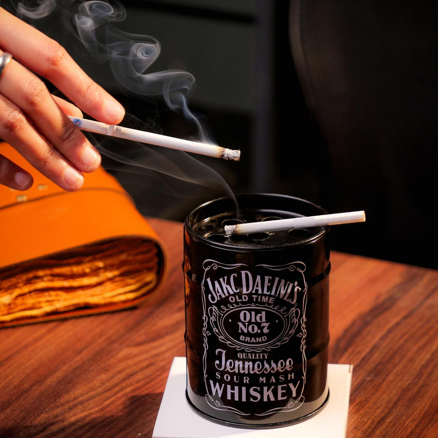 Jack Daniel Can Ashtray
