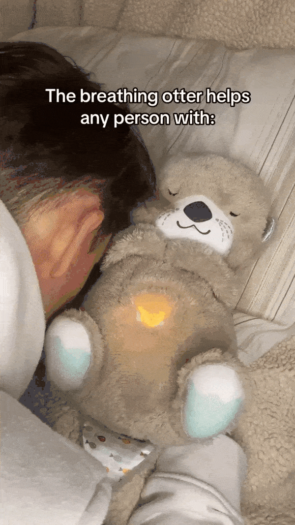 Breathing & Cuddling Teddy Bear