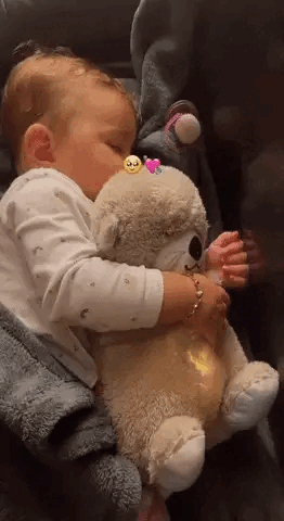 Breathing & Cuddling Teddy Bear