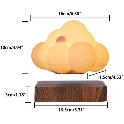 Floating LED Cloud Lamp with 360° Rotation