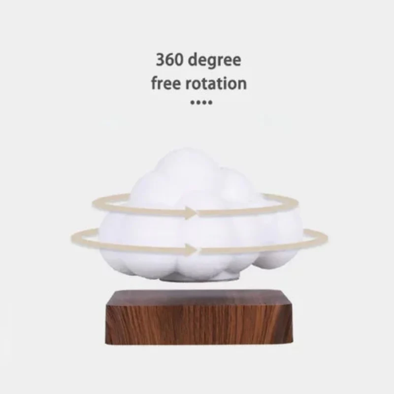 Floating LED Cloud Lamp with 360° Rotation