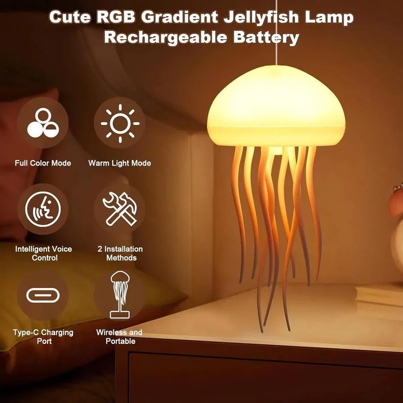 Jellyfish Glow Ambiance Lamp