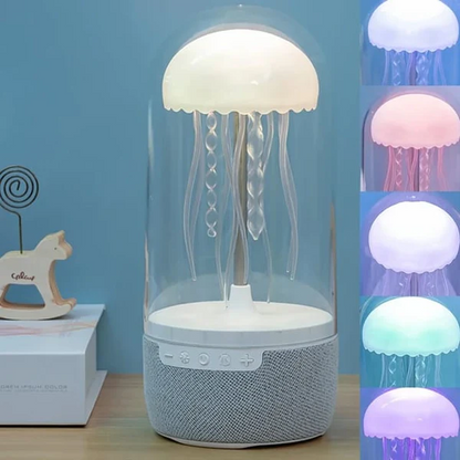 LED Colour Changing Jellyfish Lamp Bluetooth Speaker With USB