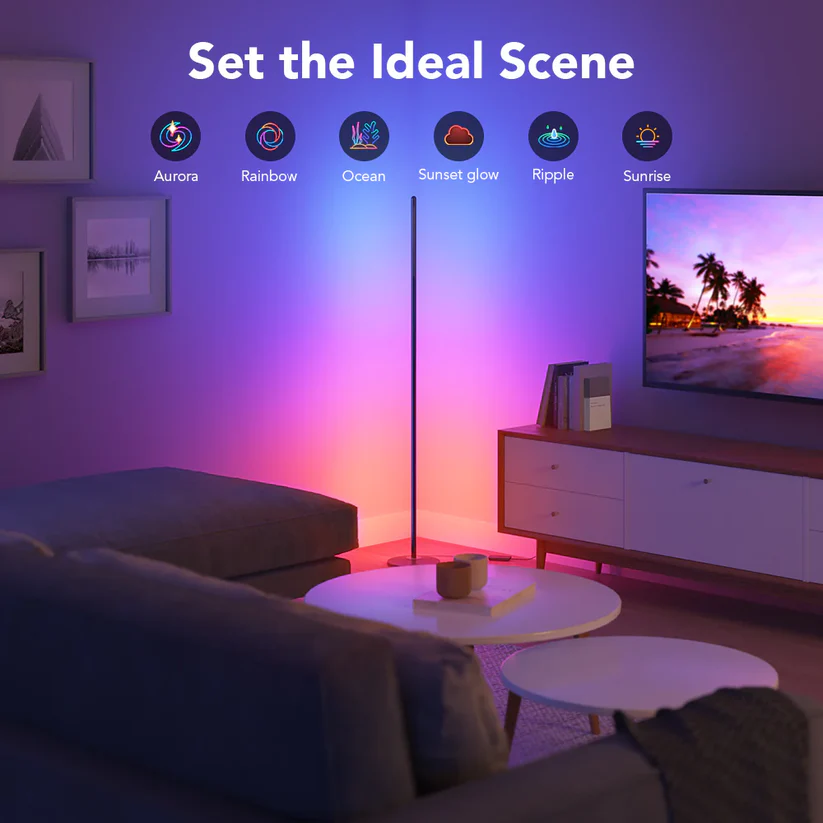 LED Corner Floor Lamp