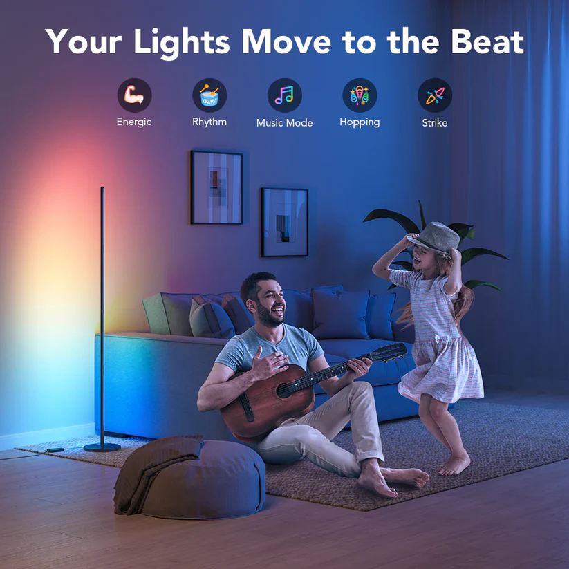LED Corner Floor Lamp