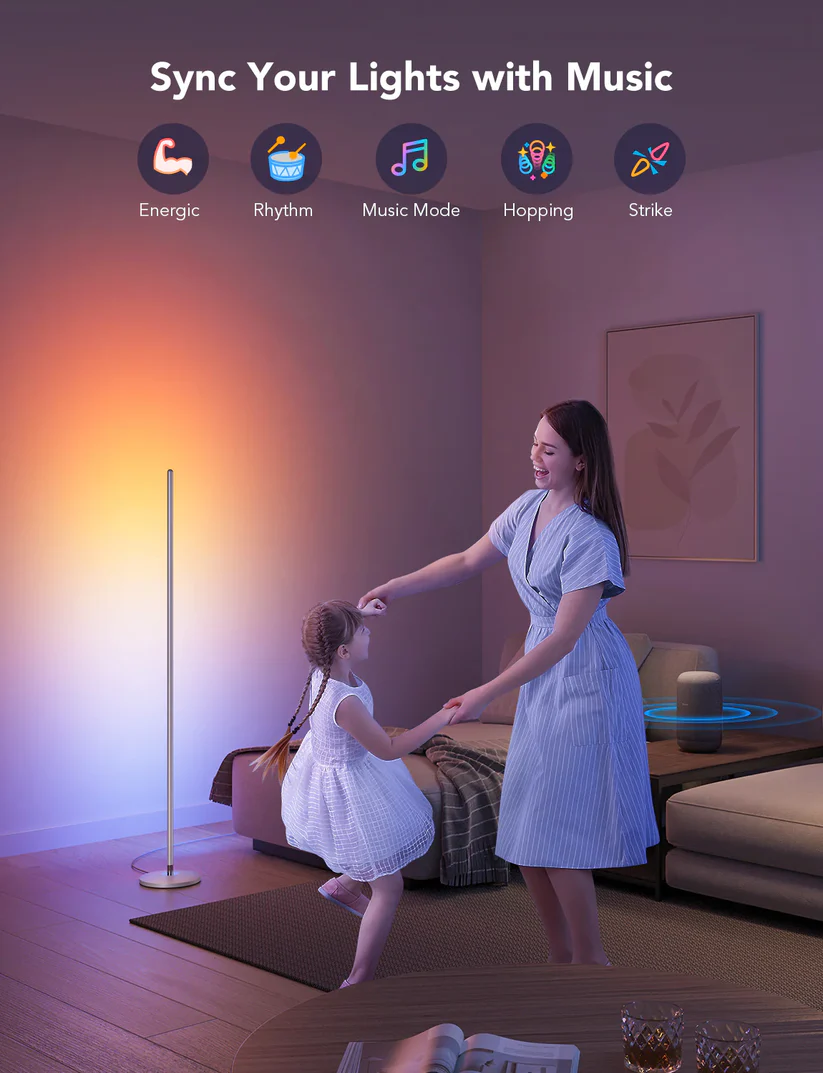 LED Corner Floor Lamp