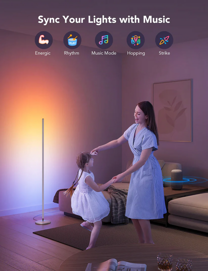 LED Corner Floor Lamp