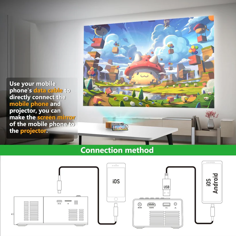 Portable Mini Projector