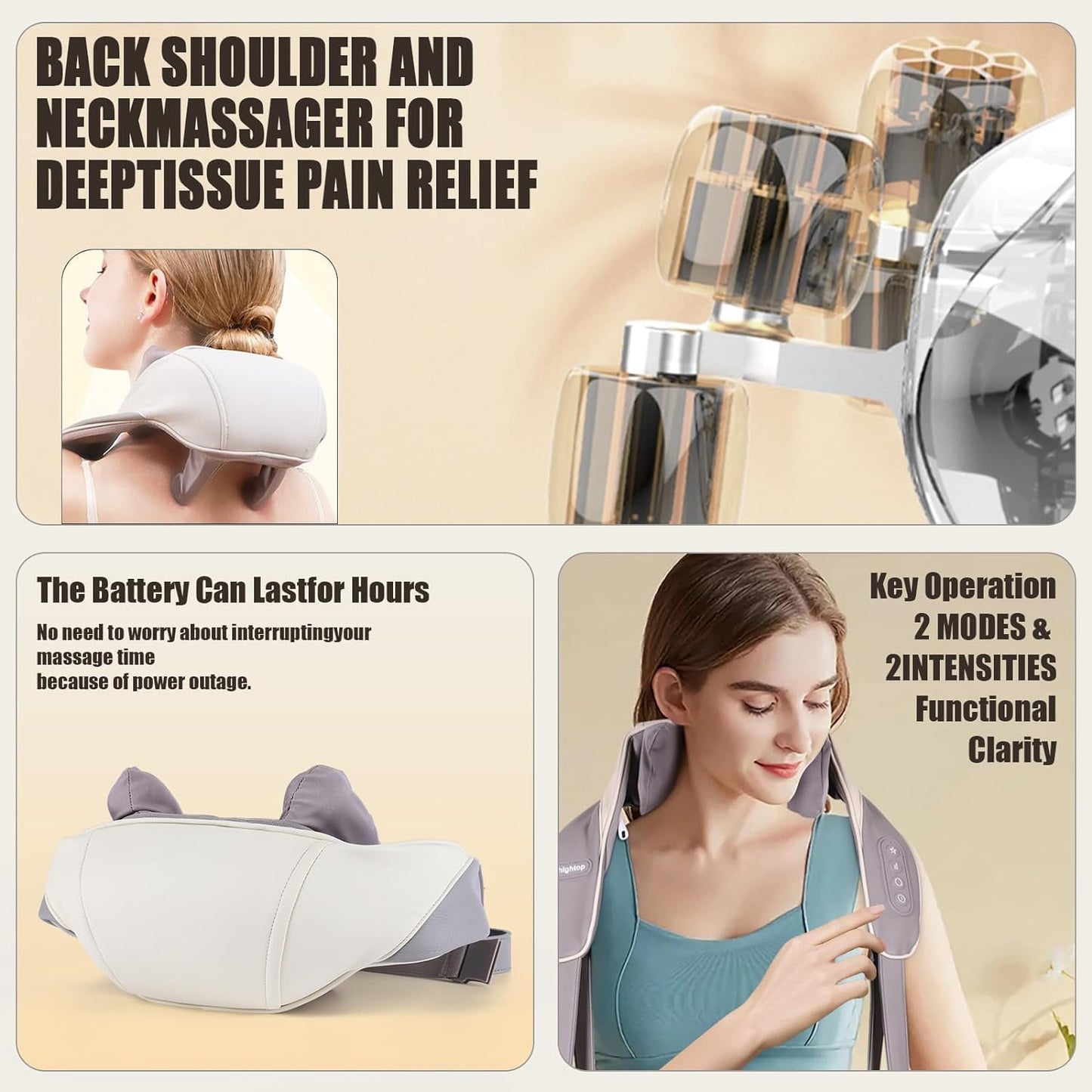 Sellastic Neck Massager for Cervical Pain Relief