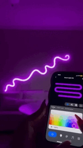 NeonGlow Smart Rope Strip Light with Music Syncing (5 Meters)