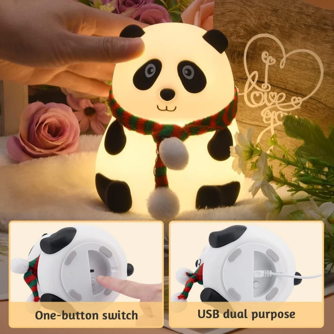 Panda Silicone Night Lamp