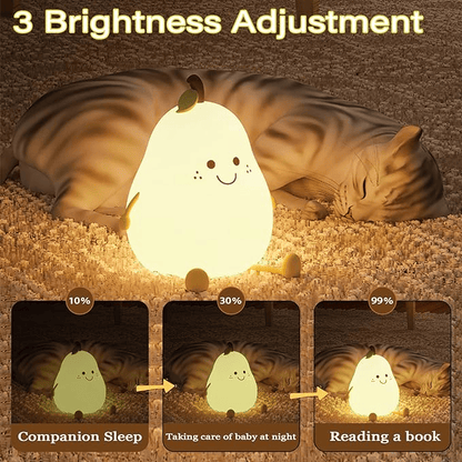 Pear Silicone Night Lamp