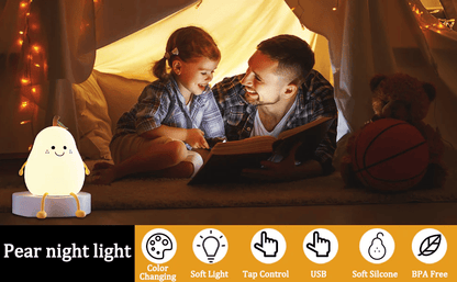 Pear Silicone Night Lamp