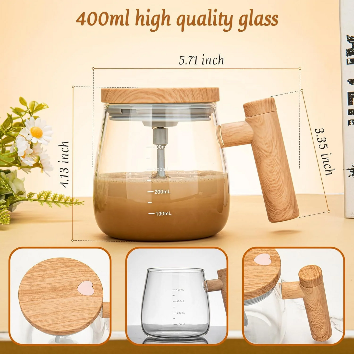 Self Stirring Electric Mixing Mug