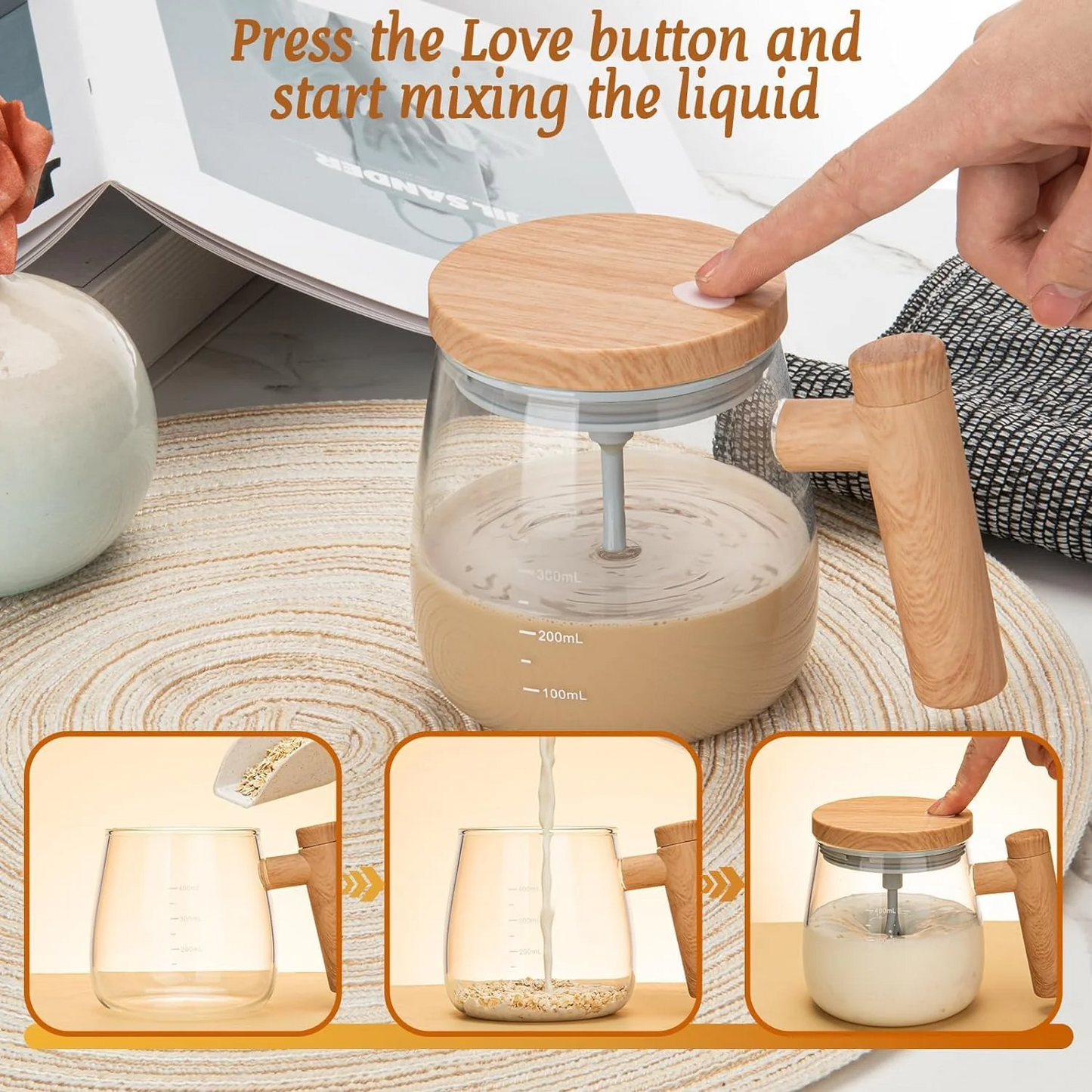 Self Stirring Electric Mixing Mug