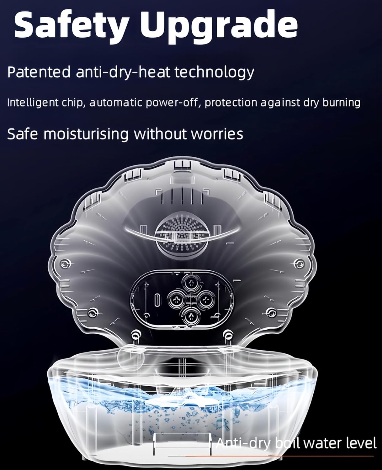 Shell Anti-Gravity Humidifier Speaker