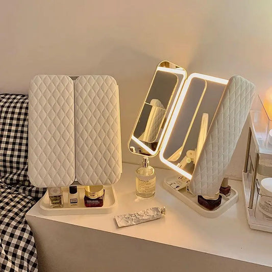 Vanity Makeup Tri-fold Mirror