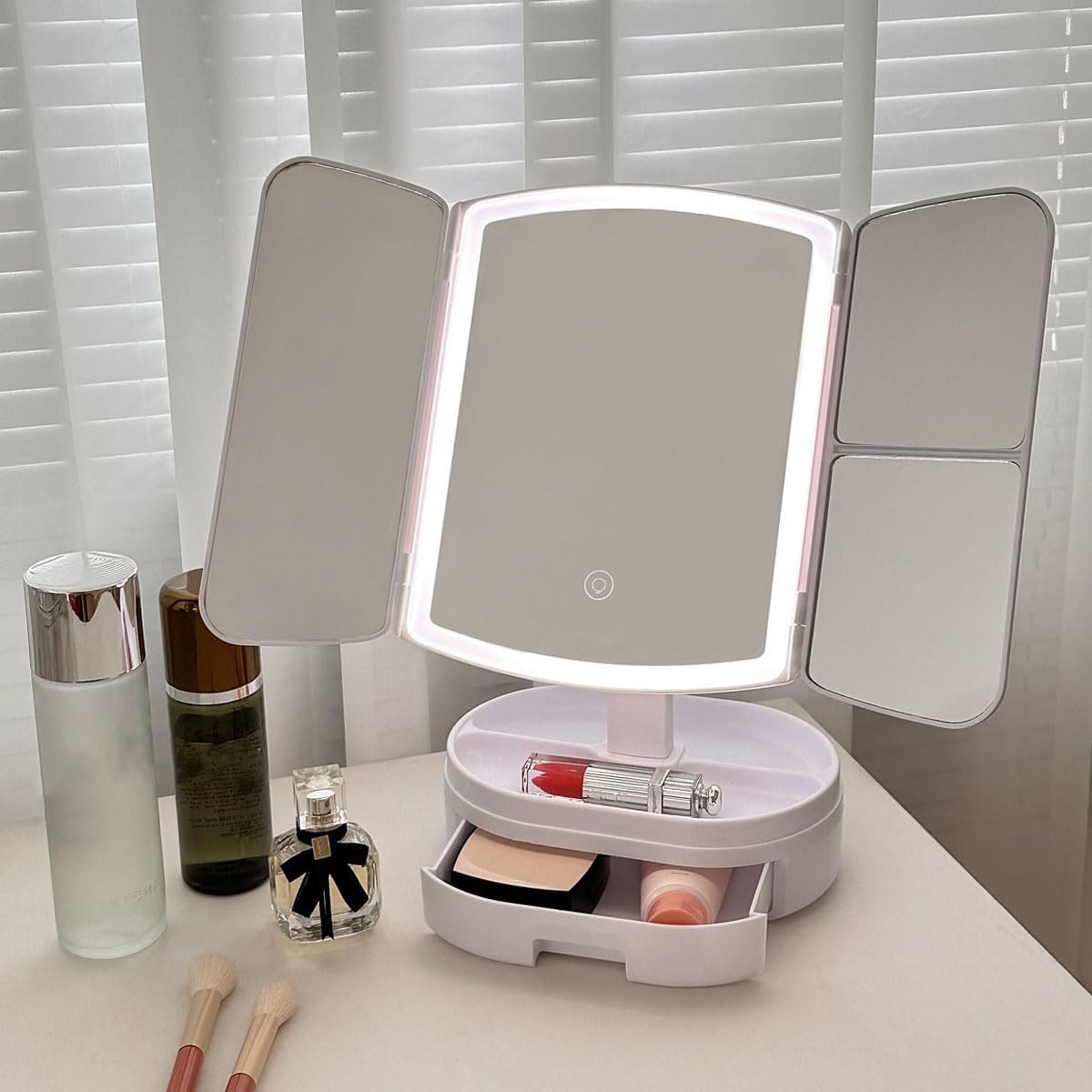 Vanity Makeup Tri-fold Mirror
